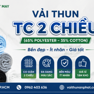 VẢI THUN TC 2 CHIỀU