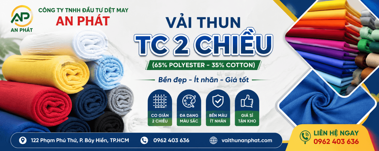 VẢI THUN TC 2 CHIỀU