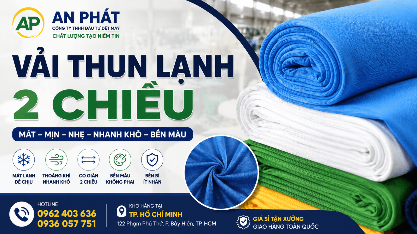 VẢI THUN LẠNH 2 CHIỀU